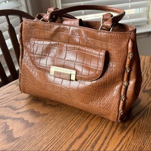 Antonio Melani • Brown Leather Shoulder Bag